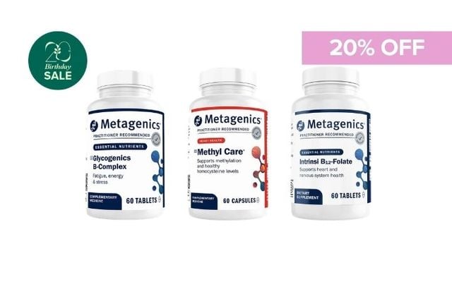 20% Off Select Metagenics Vitamin B's Cover Image